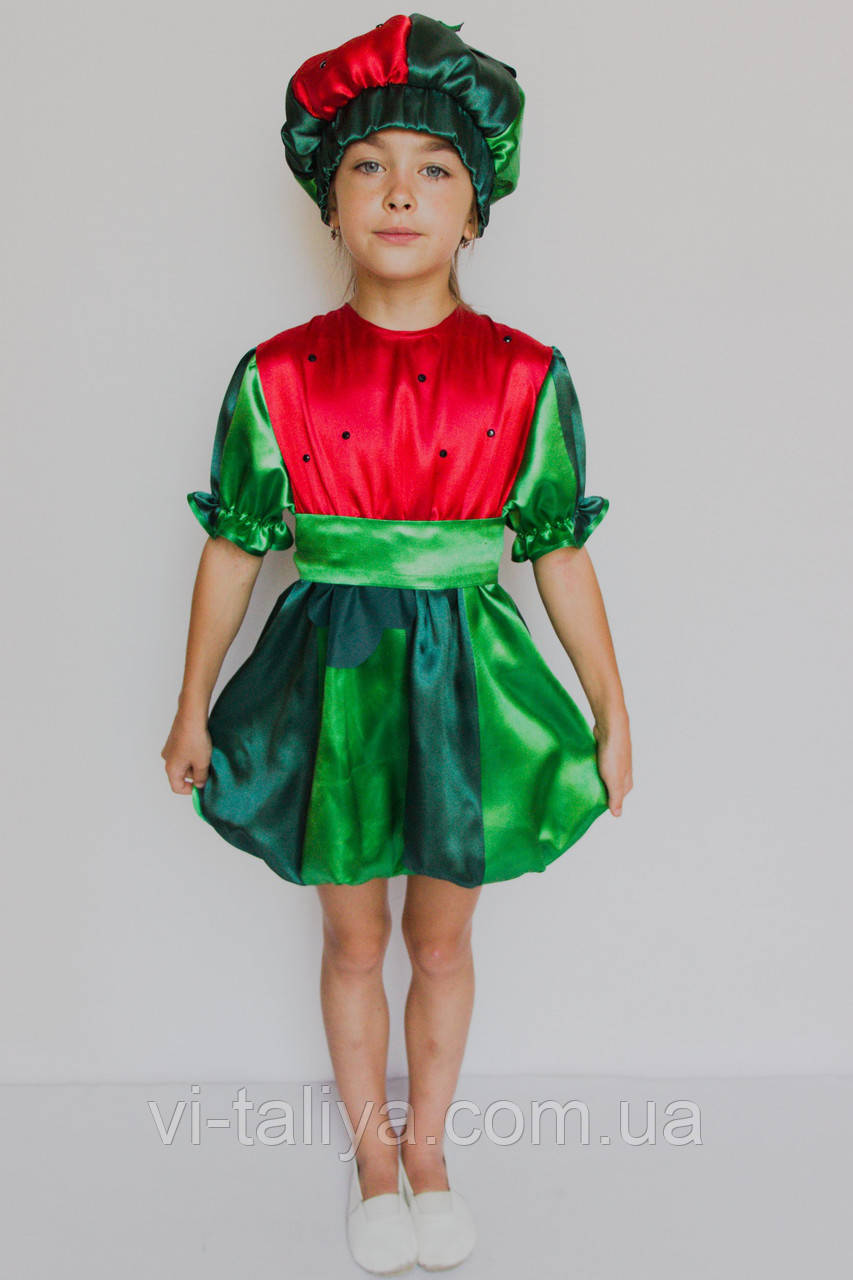 Детский карнавальный костюм Арбузик девочка - фото 1 - id-p756019116