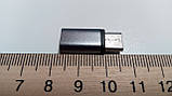 Перехідник microUSB to Type C (передача даних / зарядка), метал, сірий, фото 7