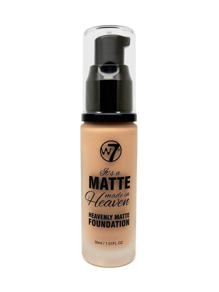 Тональний крем W7 MATTE MADE IN HEAVEN FOUNDATION NATURAL TAN 30 мл