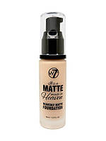 Тональний крем W7 MATTE MADE IN HEAVEN FOUNDATION NATURAL BEIGE 30 мл