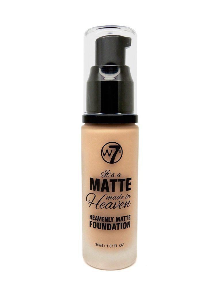 Тональний крем W7 MATTE MADE IN HEAVEN FOUNDATION TRUE BEIGE 30 мл