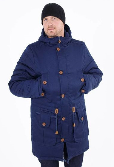 Зимняя куртка парка мужская от производителя 44-54 синий - фото 1 - id-p756031997