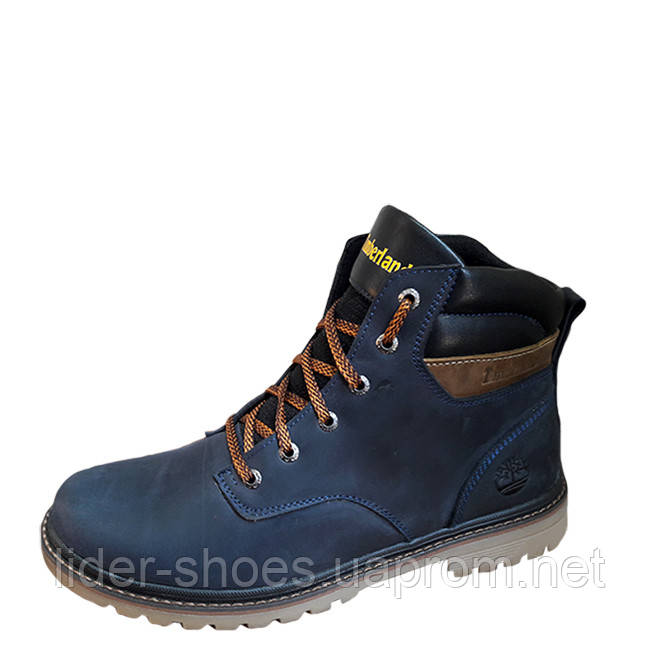 Чоловічі шкіряні черевики в стилі Timberland
