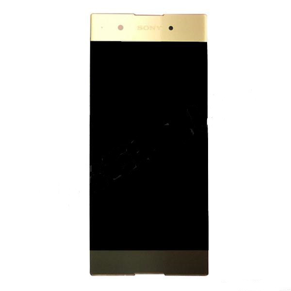 Дисплей (екран) для Sony G3412 Xperia XA1 Plus Dual + тачскрін, золотистий, оригінал