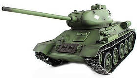 Танк р/в 1:16 Heng Long T-34 2.4GHz у металі з пневмопушкою та димом (HL3909-1PRO)