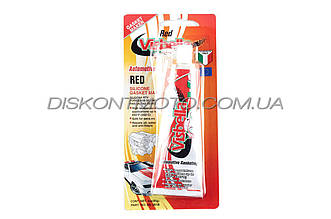 Герметик силіконовий 85 мл 343C (червоний) VISBELLA