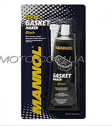 Герметик 85 г (чорний) (вовканизувальний) (9912 Gasket Maker Black) MANNOL