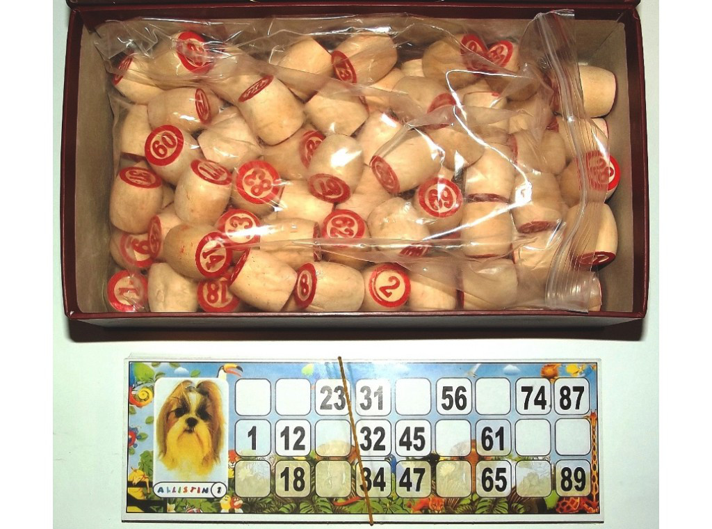 Лото з дерев'яними барильцями. 90 діжок., фото 1