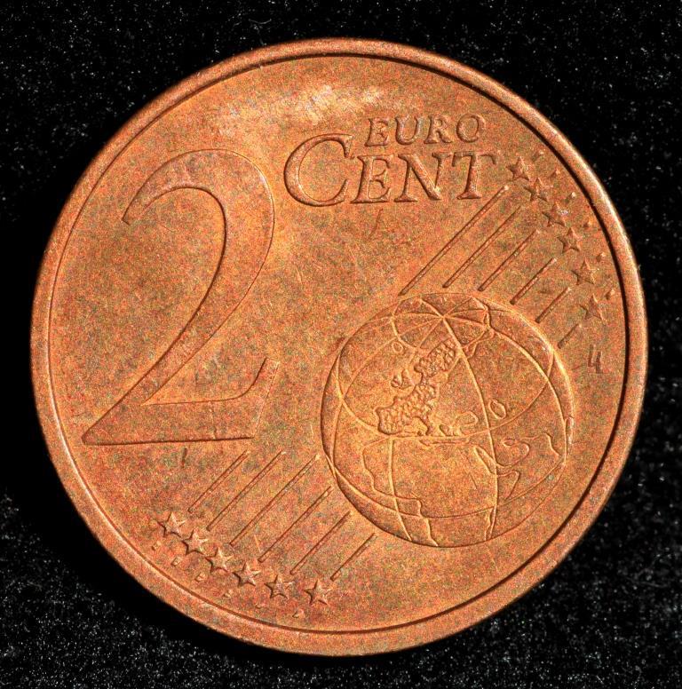 Монета Іспанії 2 євроцента 1999-2017 рр., фото 1