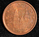 Монета Іспанії 2 євроцента 1999-2017 рр., фото 2