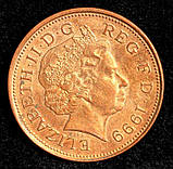 Монета Великобританії 2 пенси 1999-2006 рр., фото 2