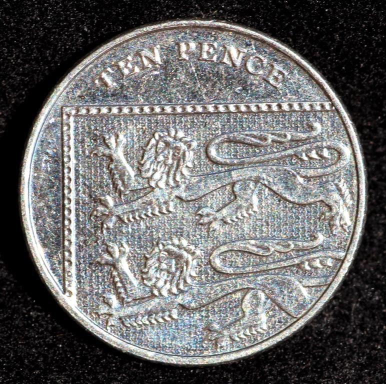 Монета Великобританії 10 пенсів 2008-2015 рр., фото 1