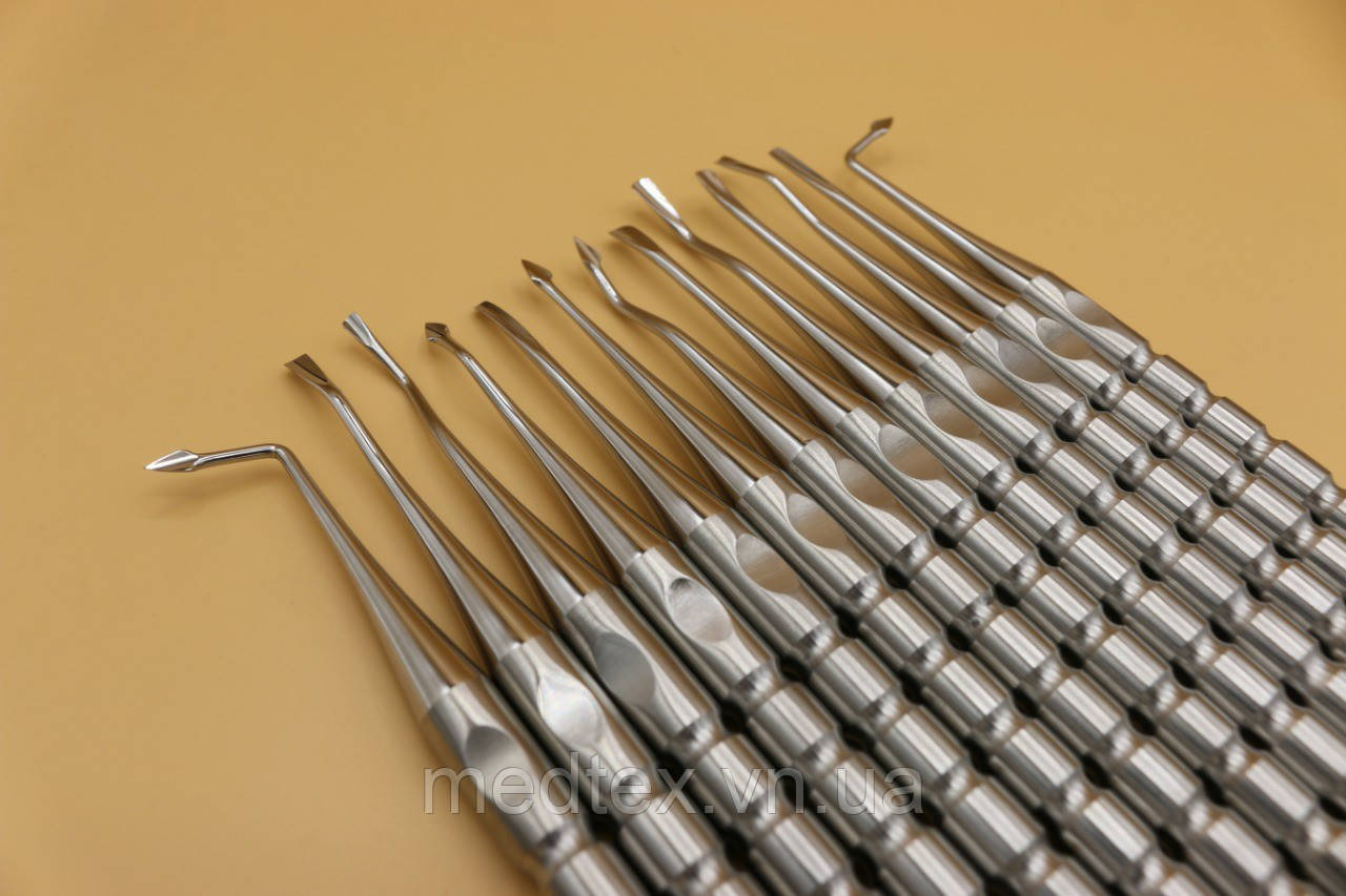 Набір міні елеваторів хірургічних (хірурга-стоматолога), фото 1