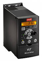 Частотний перетворювач Danfoss (Донфос) FC51/0.75 кВт/3-ф (132F0018) + панель керування