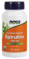 Now Spirulina 500mg 100 veg tabs