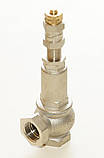 Клапан запобіжний латунний регульований VT.1831 VALTEC Ду15 Ру1-12, фото 4