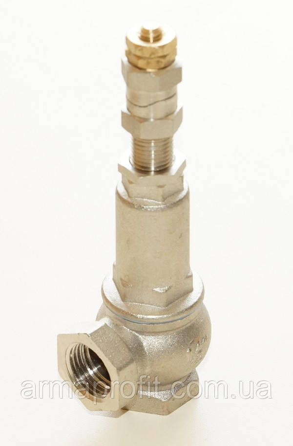 Клапан предохранительный латунный регулируемый VT.1831 VALTEC Ду15 Ру1-12 - фото 4 - id-p240154