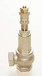 Клапан запобіжний латунний регульований VT.1831 VALTEC Ду15 Ру1-12, фото 5