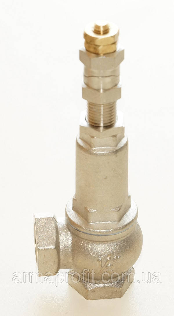 Клапан предохранительный латунный регулируемый VT.1831 VALTEC Ду15 Ру1-12 - фото 5 - id-p240154