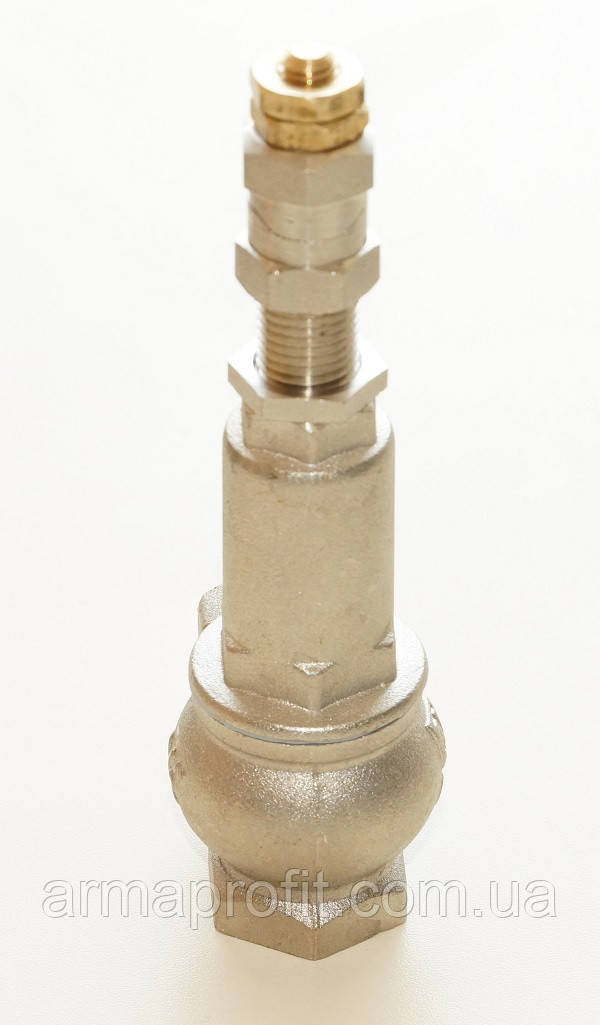 Клапан предохранительный латунный регулируемый VT.1831 VALTEC Ду15 Ру1-12 - фото 6 - id-p240154