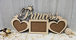 Іменна Рамочка для фото "Princess"