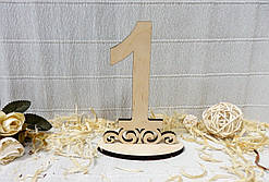 Цифра "1" на підставці, 15см