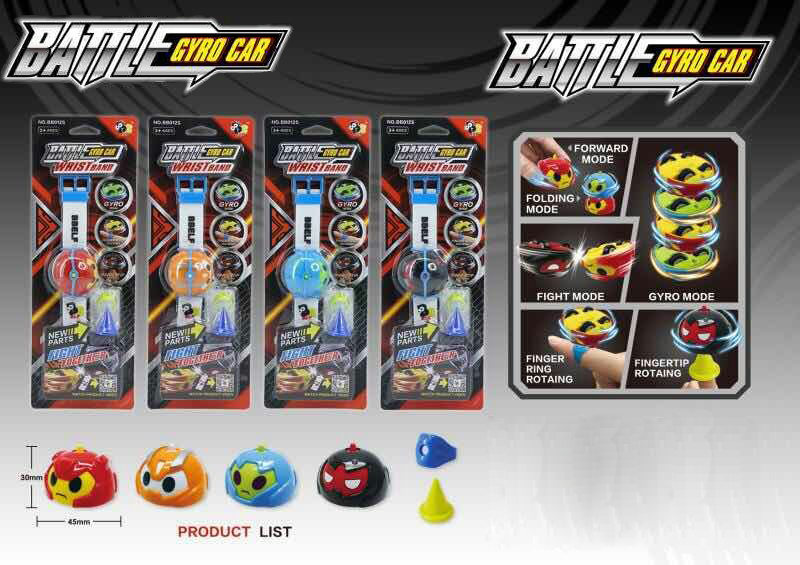 Машинка волчок Battle Gyro Car Часы злые Beyblade