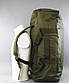 Сумка-рюкзак на 80 л. колір хакі, фото 2