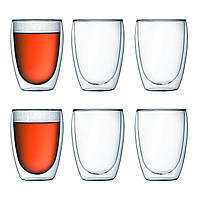 Набор стаканов с двойными стенками Bodum Pavina 0,35 л., 6 шт (4559-10-12)