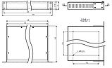 Уцінка. Корпус металевий Rack 1U, модель MB-1200vS (Ш483(432) Г202 В44) чорний, RAL9005(Black textured), фото 4