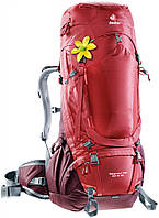 Рюкзак туристический DEUTER Aircontact PRO, 3330017 5005, 55+15 л, SL, красный