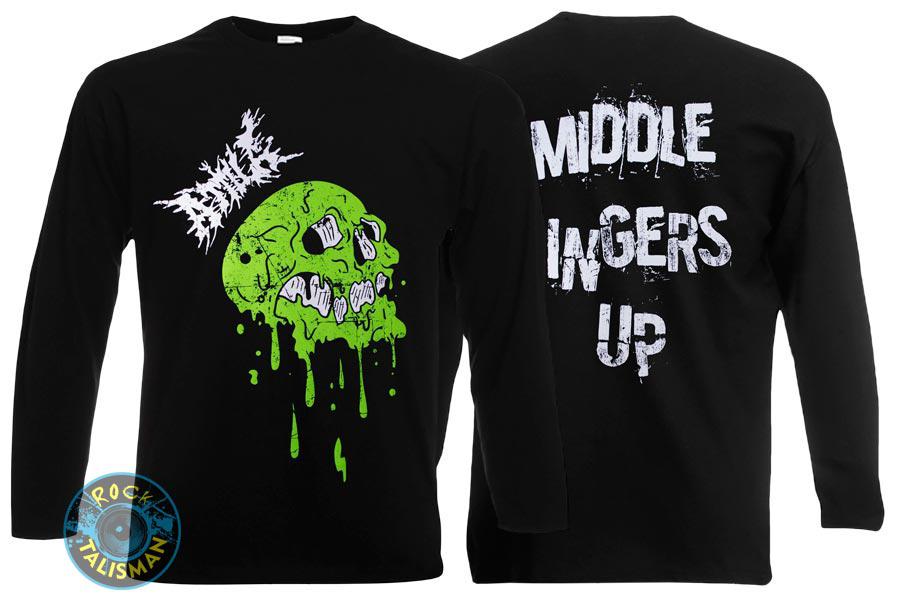 Футболка довгий рукав ATTILA Middle Fingers Up