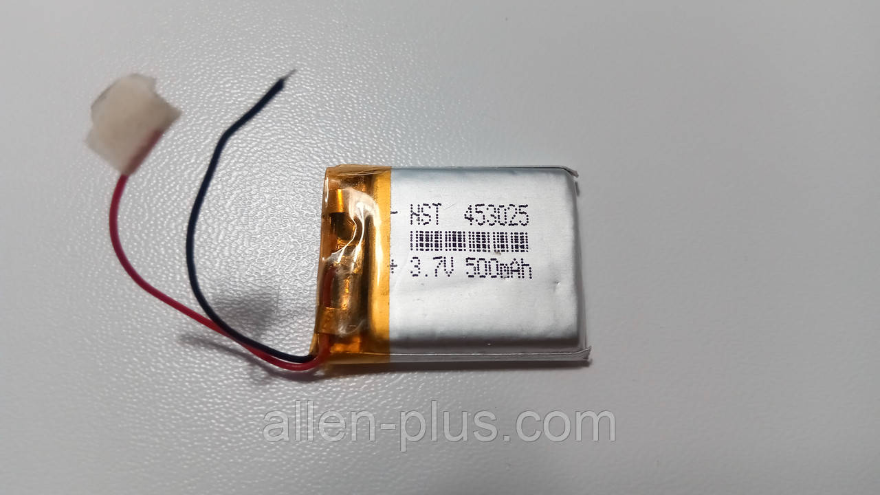 Акумулятор з контролером заряду Li-Pol PL453025 3,7V 230 mAh (4.5*30*25 мм)