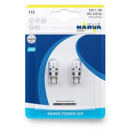 LED-лампи W5W (T10) Narva 18003 6000K