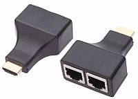 Подовжувач аудіо-відео HDMI (over RJ45) Lucom (62.05.0739) x2 30m M/M Pas 1080p