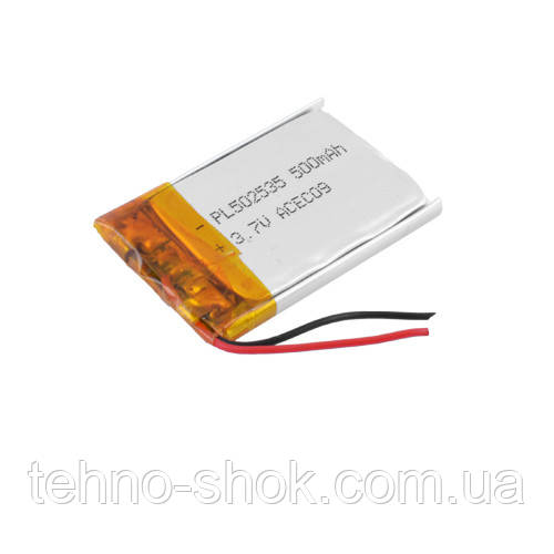 Акумулятор літій-полімерний 502535,500 mAh,3.7 V