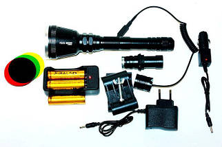 Тактичний ліхтар Police BL-Q3888-Cree XM-L2 T6 158000W (мисливський), фото 2