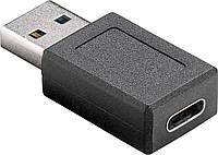 Перехідник обладнання USB Type-C-3.0A F/M Goobay (75.04.5400) (USB3.0) адаптер