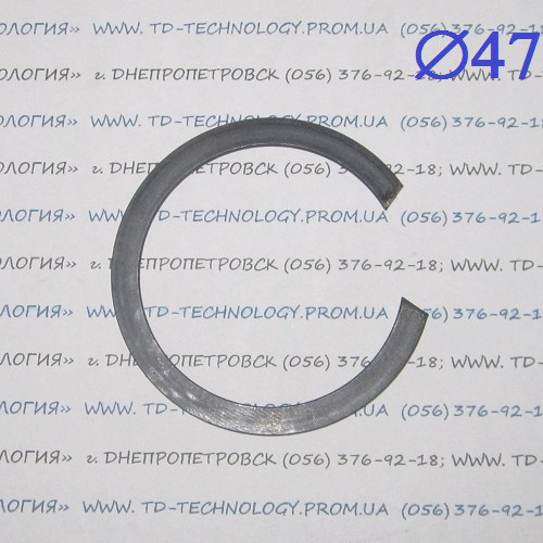 Кольцо стопорное Ф47 ГОСТ 13941-86 (ВНУТРЕННЕЕ) 