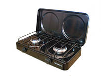 Газова плитка настільна ЕЛНА ПГ-2-Н із кришкою