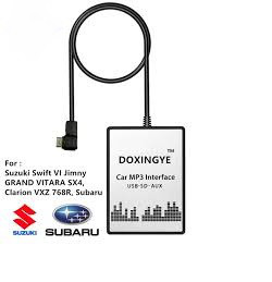 DOXINGYE USB SD AUX емулятор для автомагнітоли Suzuki Swift VI Jimny vitara SX4, clarion vxz 768R, Subaru