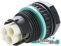 Підвісний роз'ємний мініз'єднувач вилка. Кількість полюсів 3 "ПАПА". М20. Водонепроникний. IP68