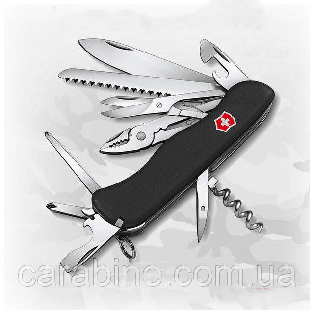 Ніж Victorinox Hercules 0.9043.3 чорний, 19 функцій