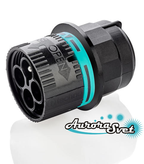 Підвісний роз'ємний мініз'єднувач вилка. Кількість полюсів 2-3-4. М20. Водонепроникний.