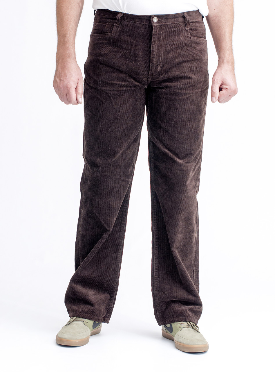 Вельветові штани чоловічі Crown Jeans модель 739 (BNTZ 0838 khv)