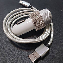 Автомобільна зарядка сіра