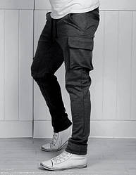 Чоловічі стильні штани з функціональними кишенями карго