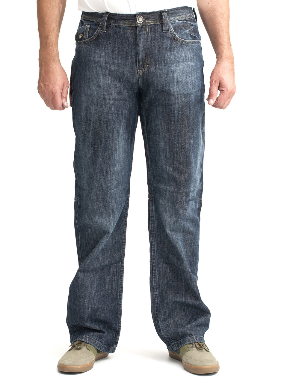Джинси чоловічі Crown Jeans модель 2044 (mtrn flt)
