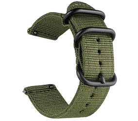 Нейлоновий ремінець Primo Traveller для годинника Amazfit Bip 5 / Bip 6 - Army Green