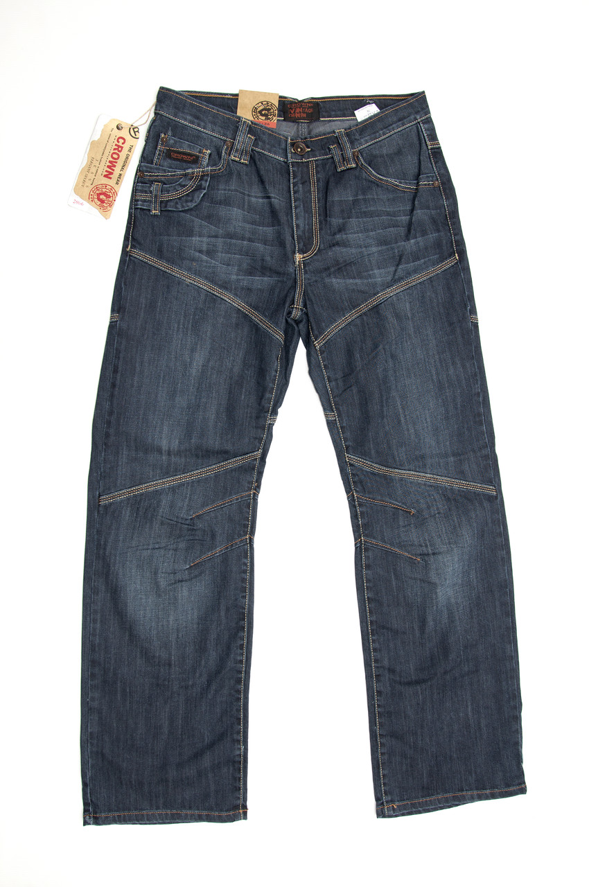 Джинси чоловічі Crown Jeans модель 2066 (ATLNS LYK)